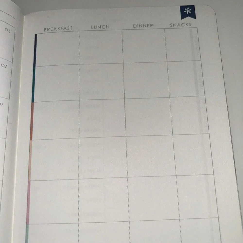 Erin Concern Petite Planner Wellness Log Missing Front Pages And Sticker Sheet